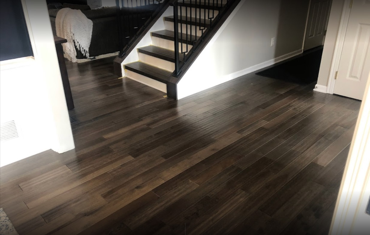 Columbus Wood Floor Entryway